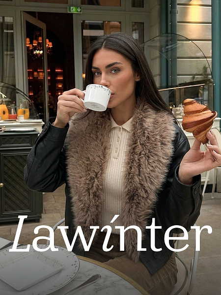 Куртка женская демисезонная LAWINTER, черная, модель 2651