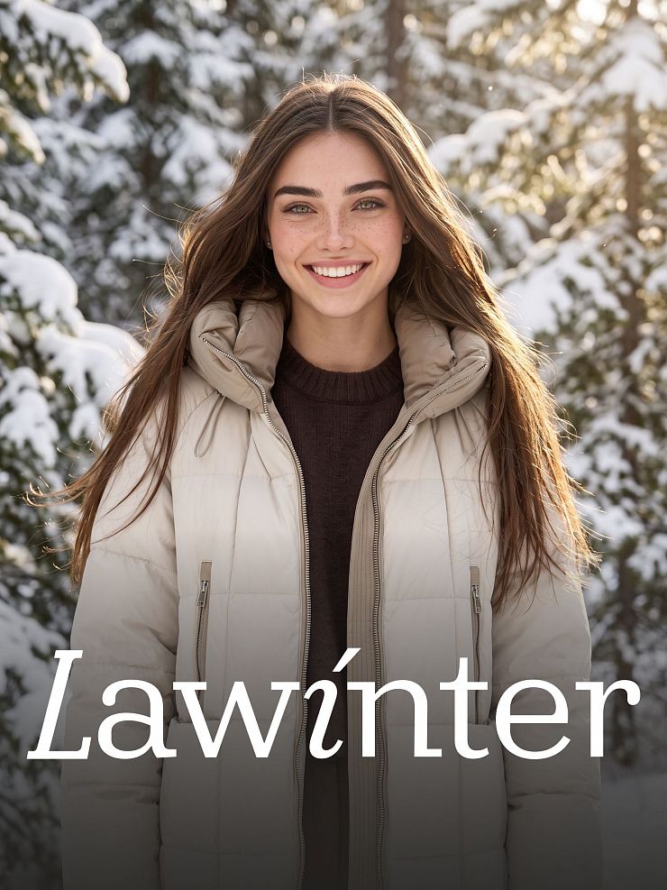 Пуховик женский зимний LAWINTER, светлая олива, модель 86998