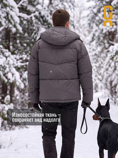 Куртка мужская зимняя GRIZMAN, графит, модель 76293