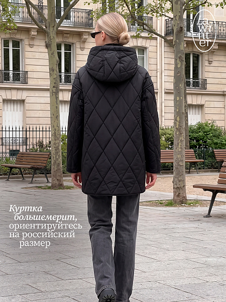 Куртка женская демисезонная LAWINTER, черная, модель 85388