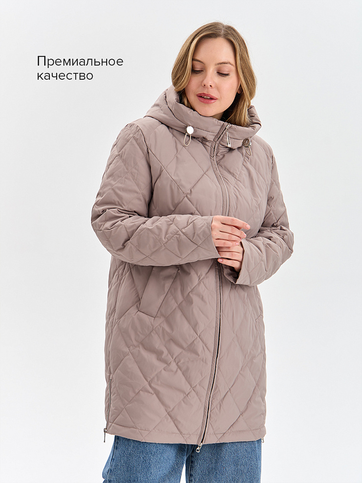 Куртка женская демисезонная LAWINTER, светлый капучино, модель 82145