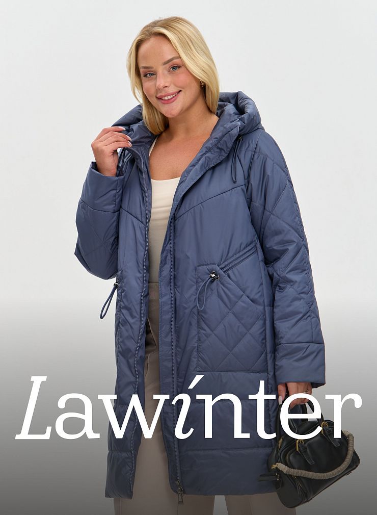 Пальто женское демисезонное LAWINTER, джинсовое, модель 84844