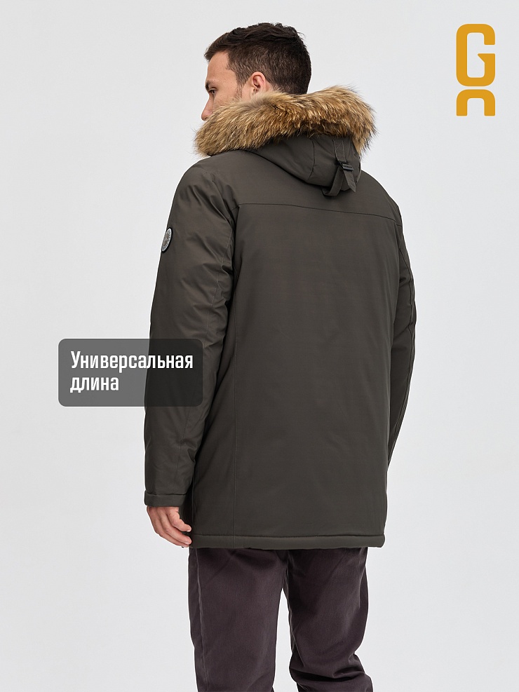 Куртка мужская зимняя GRIZMAN, хаки, модель 73837