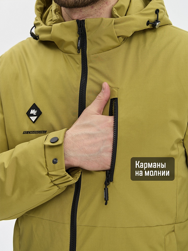 Куртка мужская демисезонная GRIZMAN, лайм, модель 70479