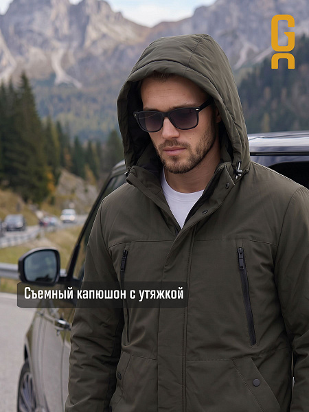 Куртка мужская демисезонная GRIZMAN, хаки, модель 74786