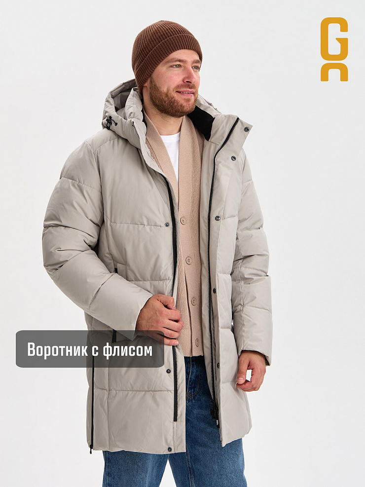Куртка мужская зимняя GRIZMAN, серая, модель 73554