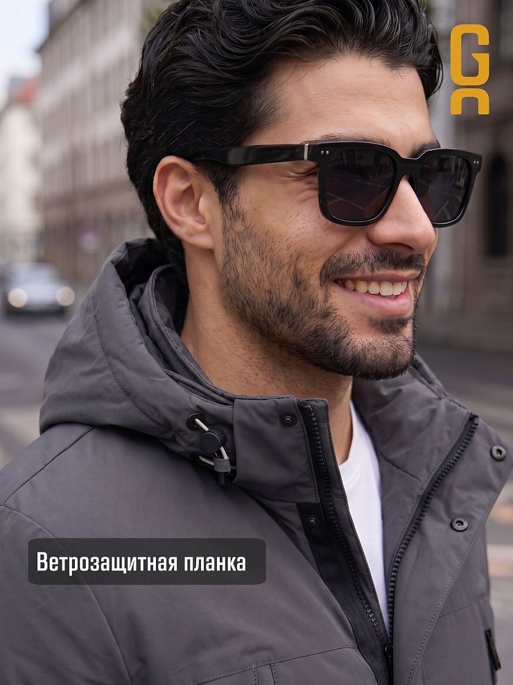 Куртка мужская демисезонная GRIZMAN, темно-серая, модель 74786