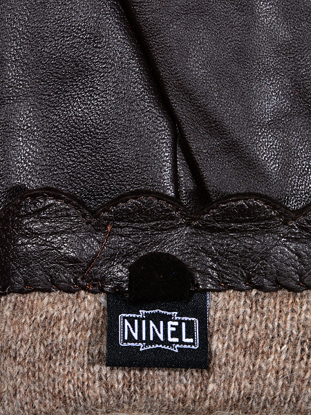 Перчатки NINEL  модель L2513, цвет Коричневый