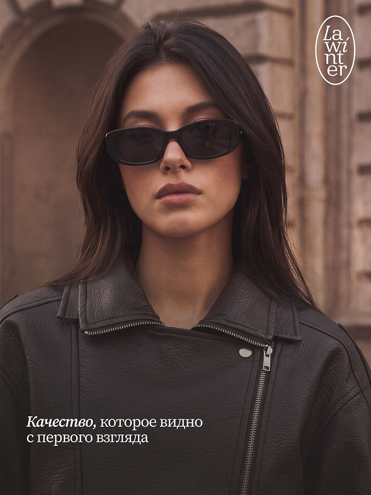 Куртка женская осенняя LAWINTER, коричневая, модель 26686