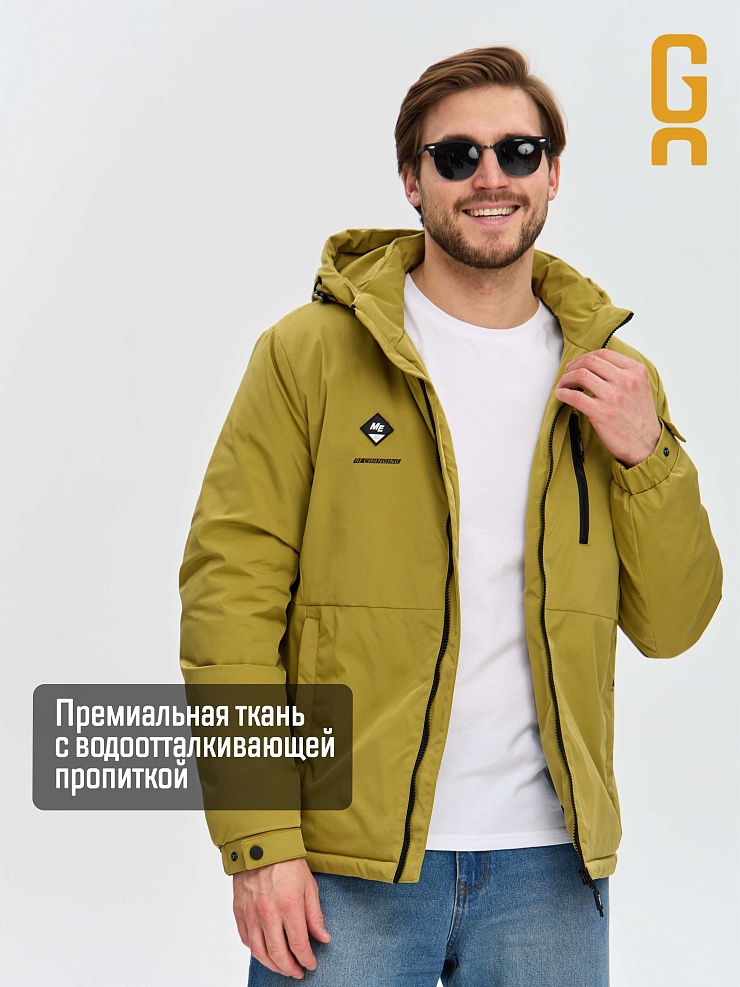 Куртка мужская демисезонная GRIZMAN, лайм, модель 70479