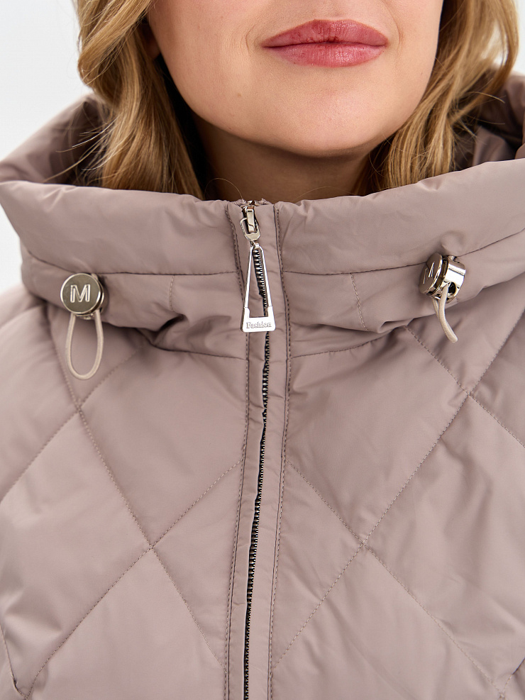 Куртка женская демисезонная LAWINTER, светлый капучино, модель 82145