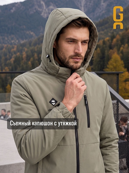 Куртка мужская демисезонная GRIZMAN, светлый хаки, модель 70479