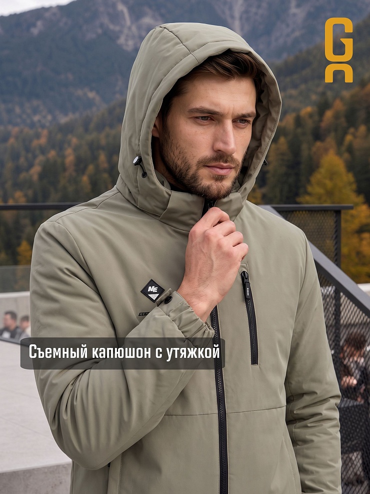 Куртка мужская демисезонная GRIZMAN, светлый хаки, модель 70479