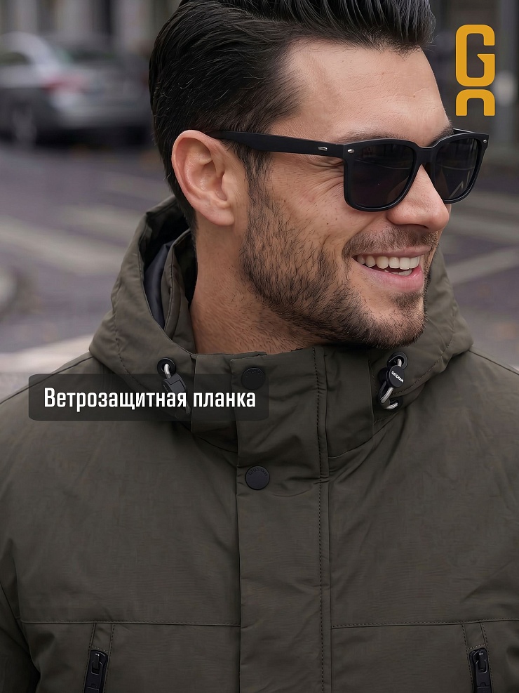 Куртка мужская демисезонная GRIZMAN, хаки, модель 74786