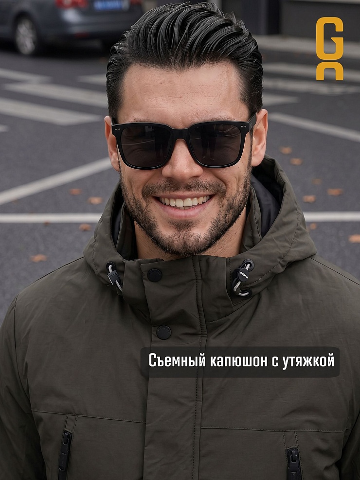 Куртка мужская демисезонная GRIZMAN, хаки, модель 74786