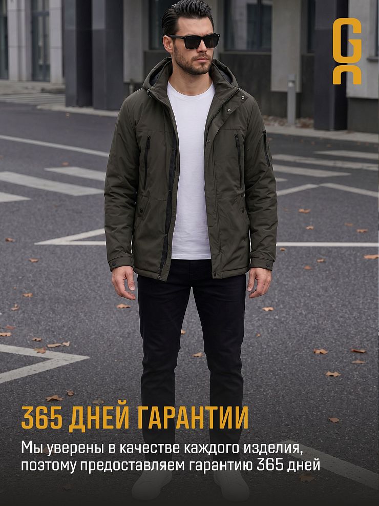 Куртка мужская демисезонная GRIZMAN, хаки, модель 74786