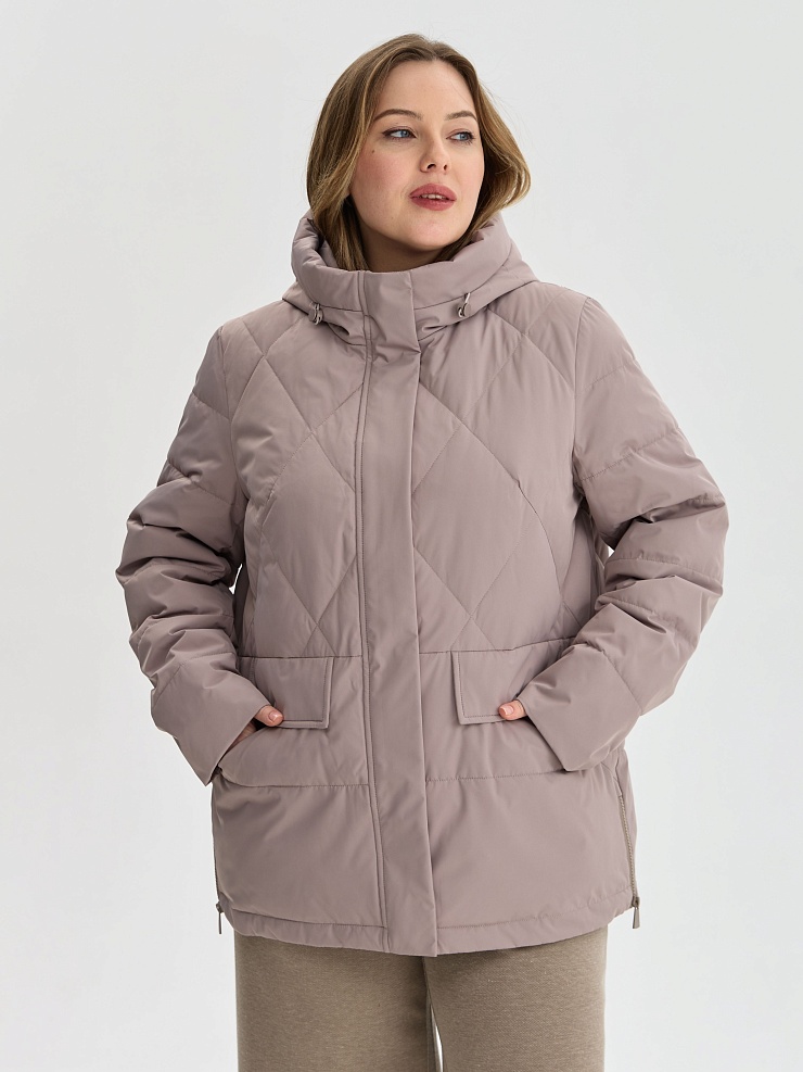 Куртка женская демисезонная LAWINTER, светлый капучино, модель 84623