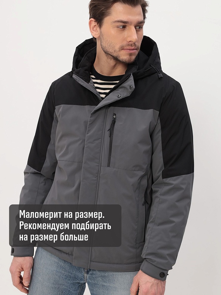 Куртка мужская демисезонная GRIZMAN, серая, модель 7366