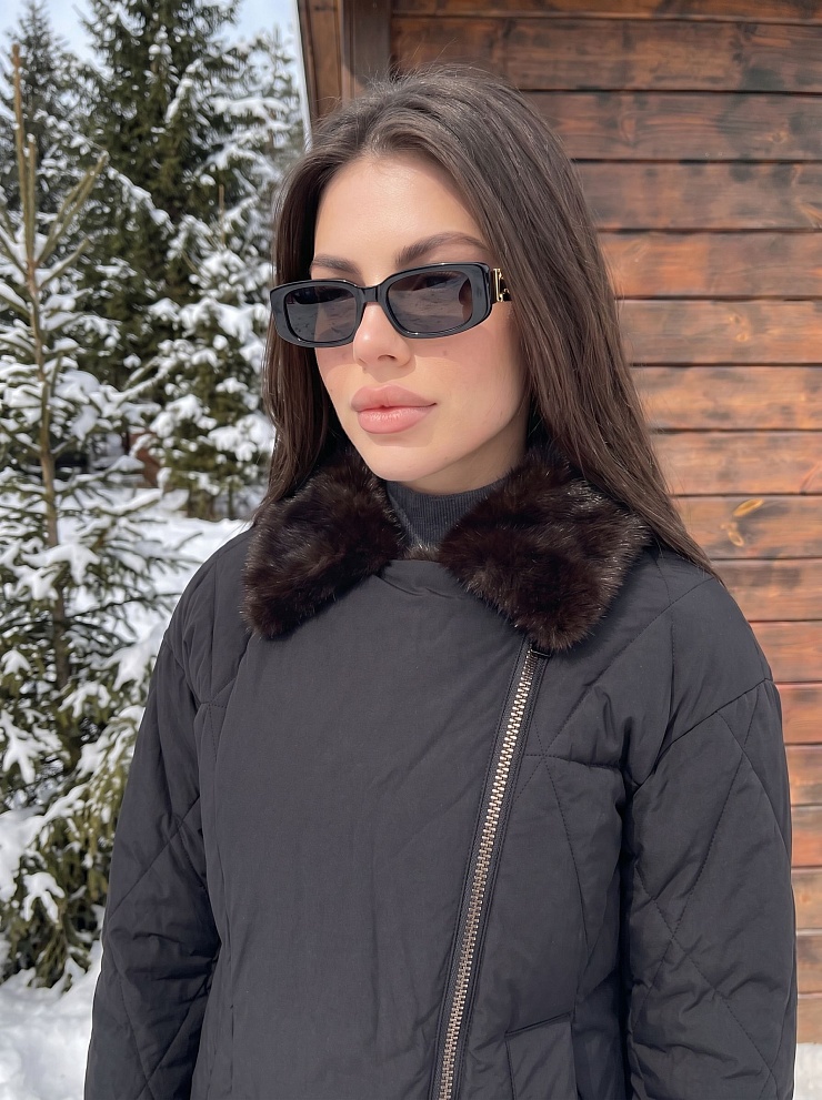 Куртка женская зимняя LAWINTER, черная, модель 86759