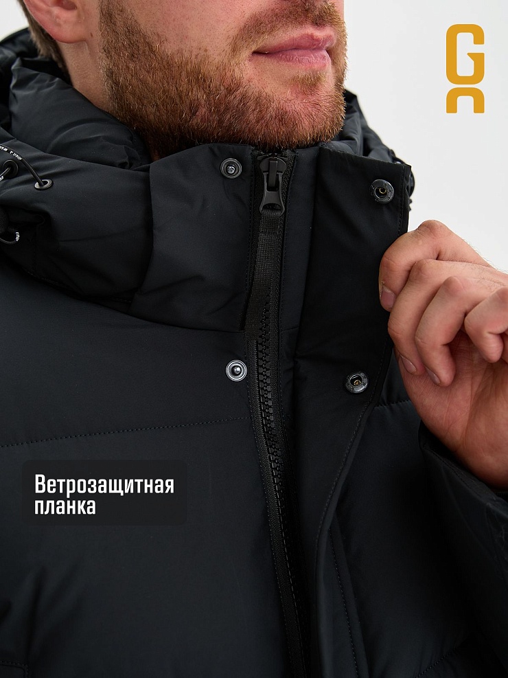 Пуховик мужской зимний GRIZMAN, темно-зеленый, модель 71715