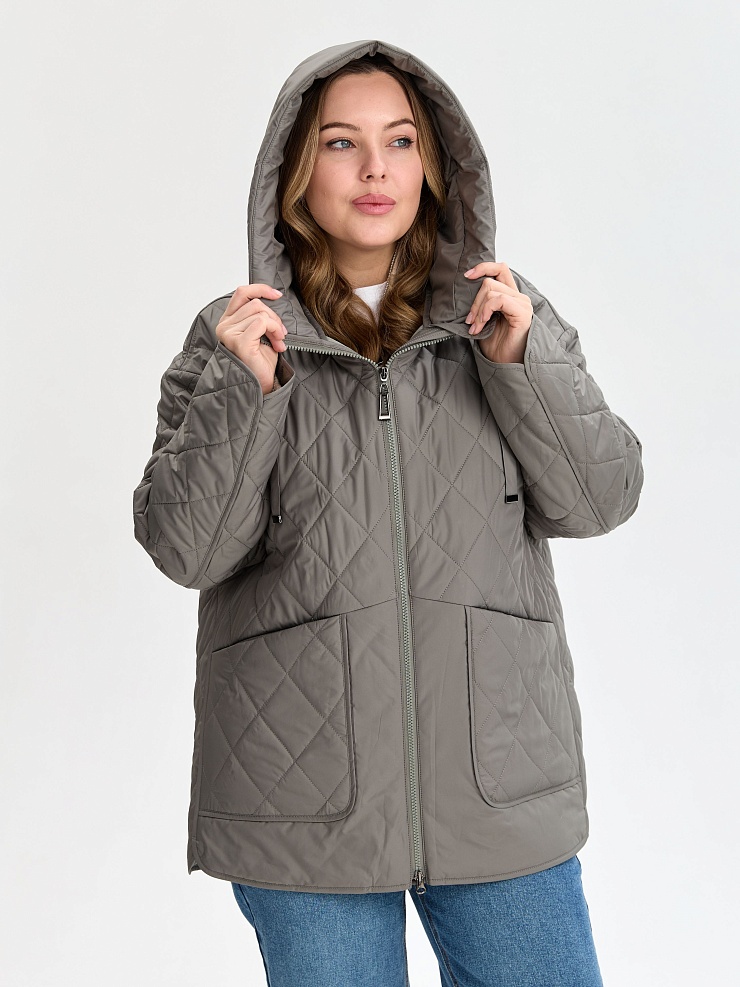 Куртка женская демисезонная LAWINTER, хаки, модель 84856