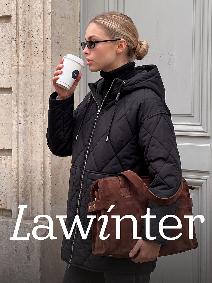 Куртка женская демисезонная LAWINTER, черная, модель 85388
