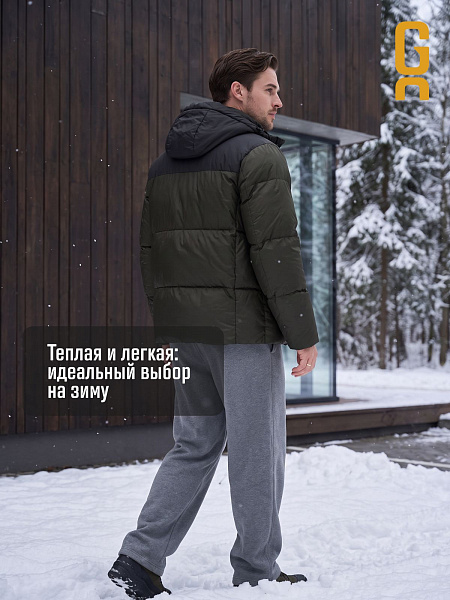 Куртка мужская зимняя GRIZMAN, хаки, модель 76238