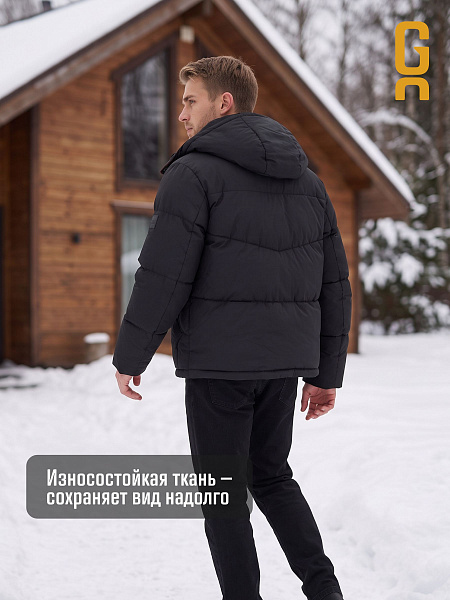 Куртка мужская зимняя GRIZMAN, черная, модель 76293