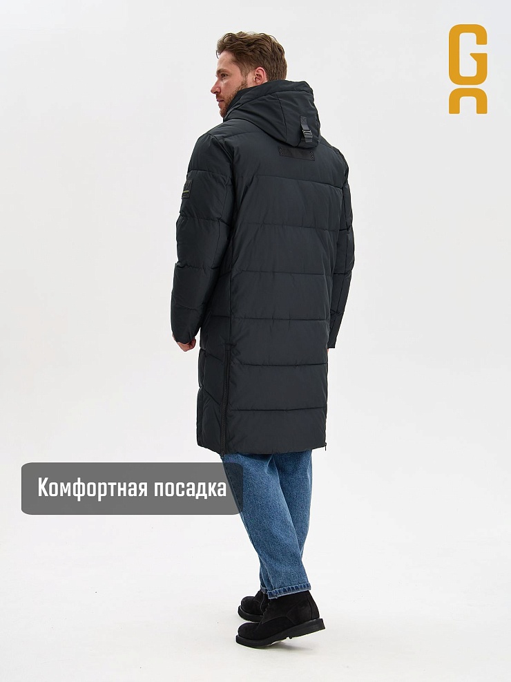 Пуховик мужской зимний GRIZMAN, темно-зеленый, модель 71715