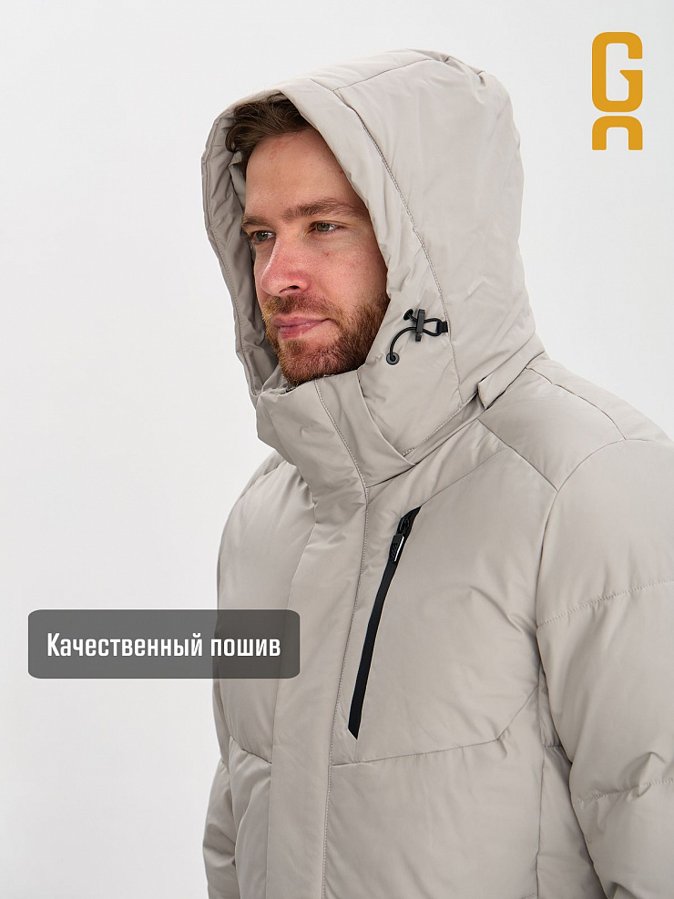 Куртка мужская зимняя GRIZMAN, серая, модель 73554