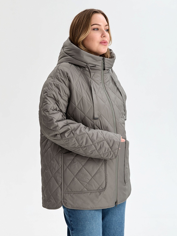 Куртка женская демисезонная LAWINTER, хаки, модель 84856