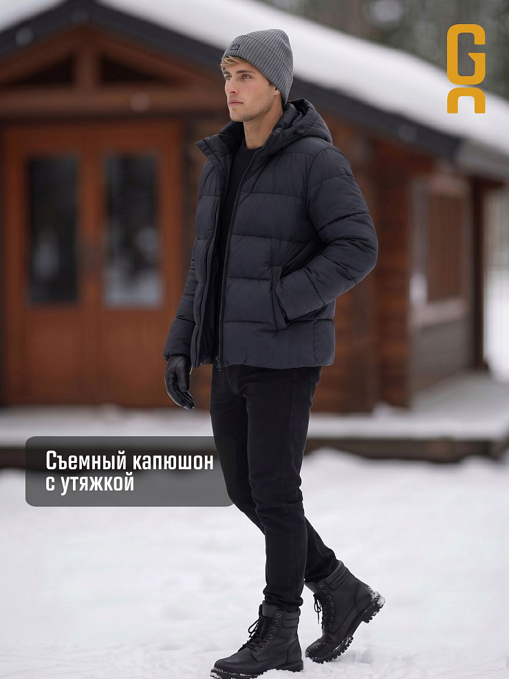 Куртка мужская зимняя GRIZMAN, темно-синяя, модель 75114