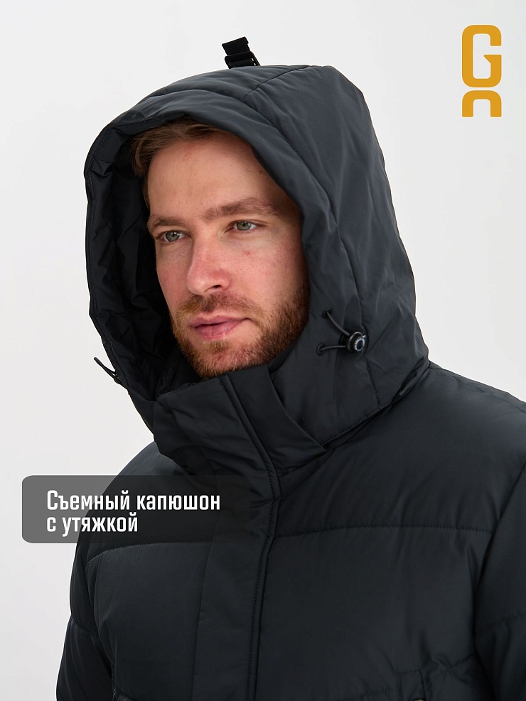 Пуховик мужской зимний GRIZMAN, темно-зеленый, модель 71715