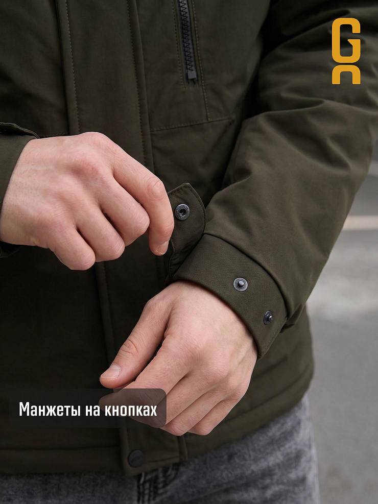 Куртка мужская демисезонная GRIZMAN, хаки, модель 74919