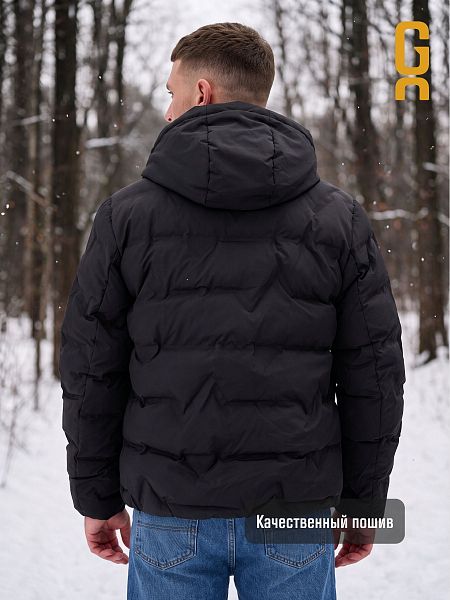 Куртка мужская зимняя GRIZMAN, черная, модель 7641