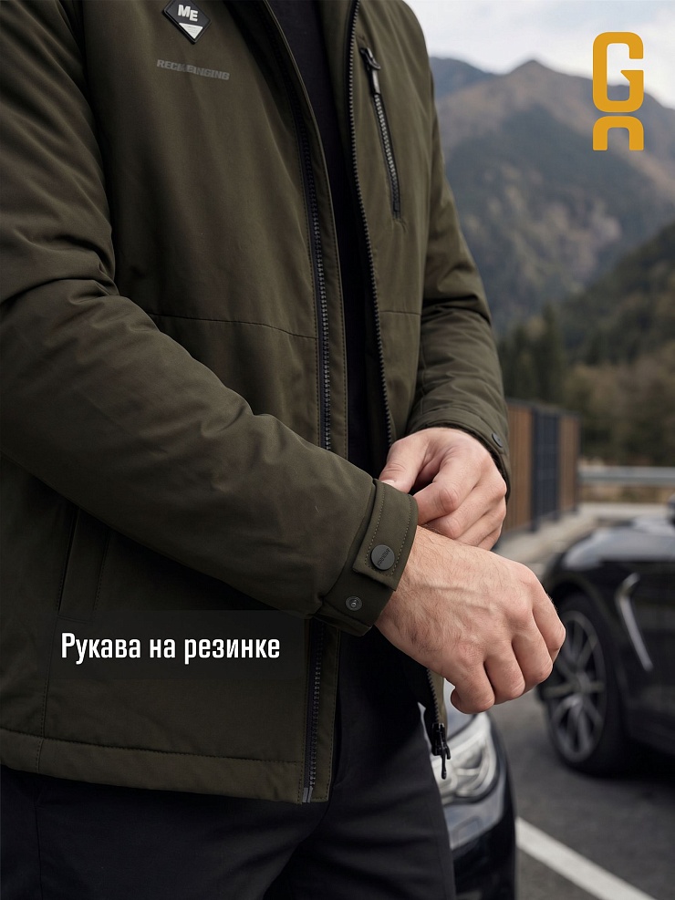 Куртка мужская демисезонная GRIZMAN, темный хаки, модель 70479