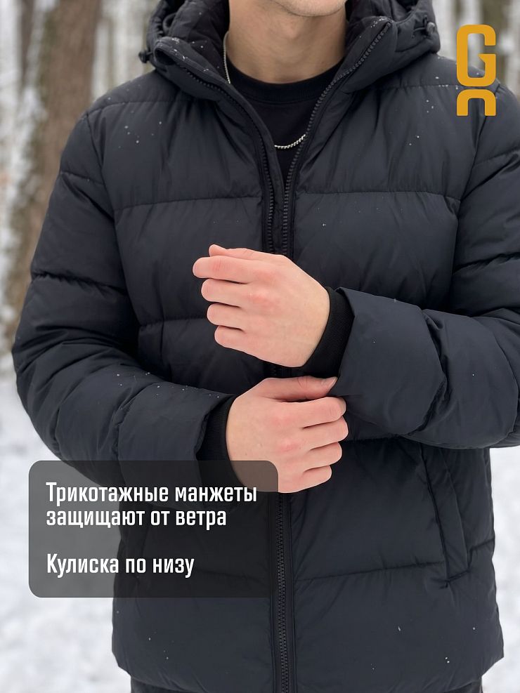 Куртка мужская зимняя GRIZMAN, темно-синяя, модель 75114