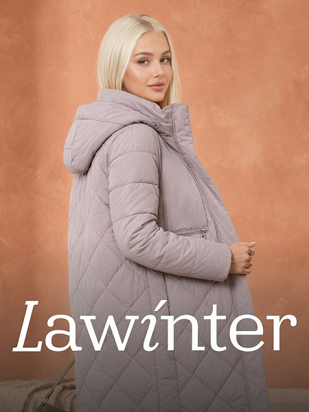 Пальто женское демисезонное LAWINTER, светлый капучино, модель 83462