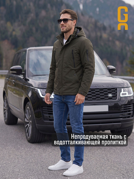 Куртка мужская демисезонная GRIZMAN, хаки, модель 74786