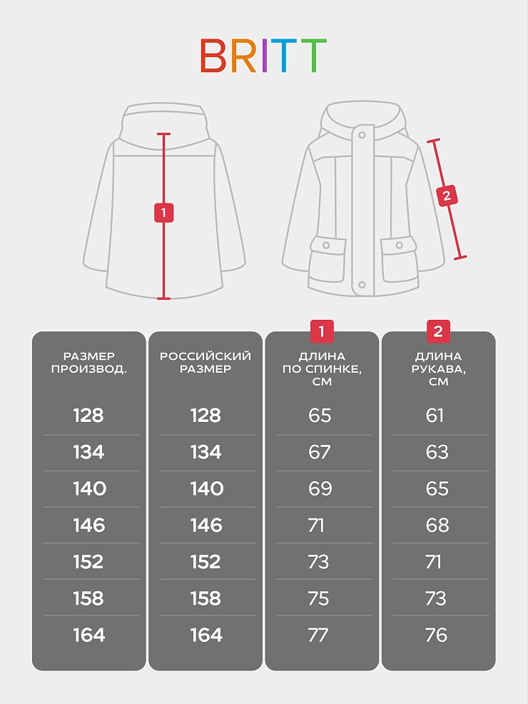 Куртка для девочки демисезонная BRITT, бежевая, модель 63603