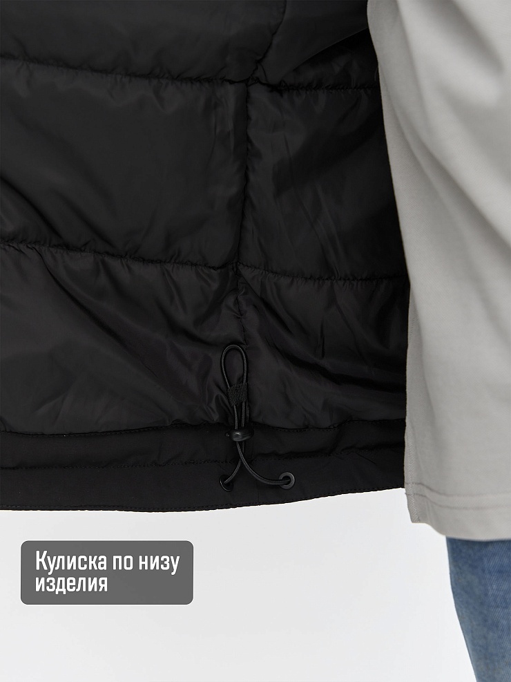 Куртка мужская демисезонная GRIZMAN, черная, модель 74744