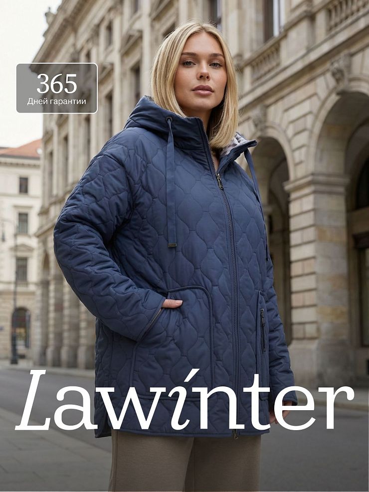 Куртка женская демисезонная LAWINTER, джинсовая, модель 83594