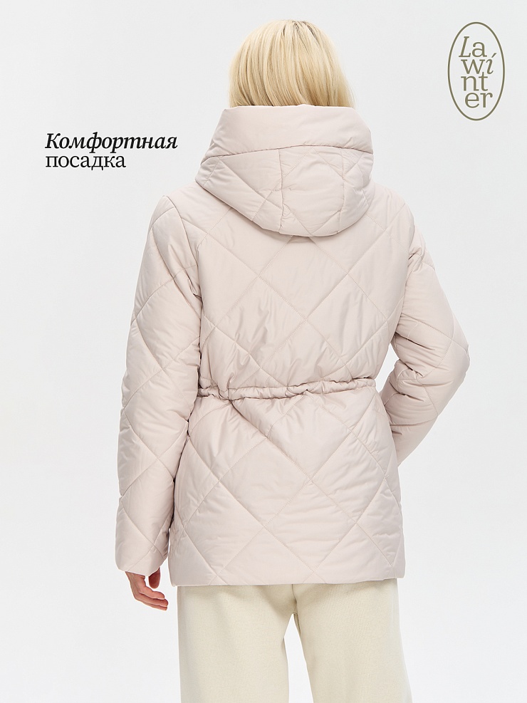 Куртка женская демисезонная LAWINTER, молочная, модель 84619