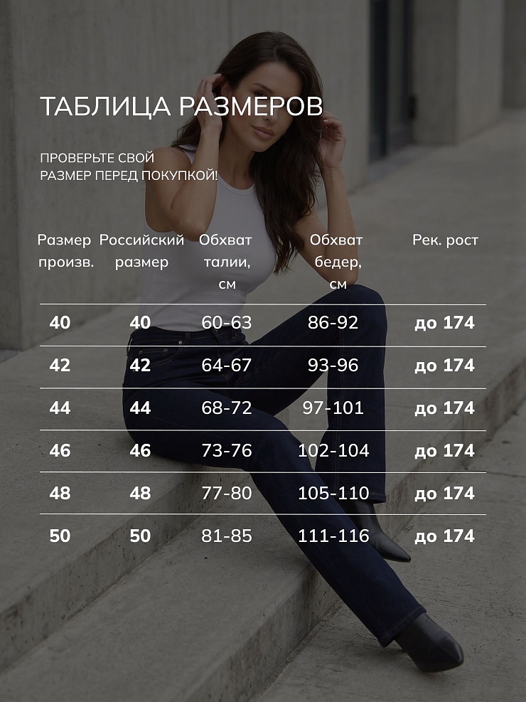 Джинсы женские демисезонные VACANT, темно-синие, модель 105308