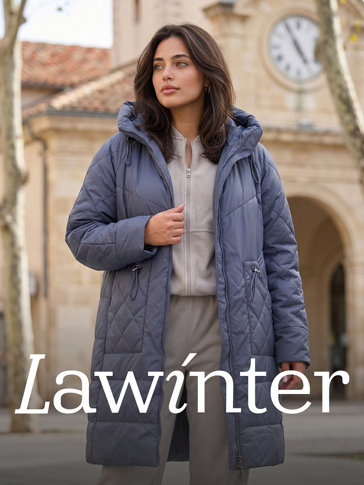 Пальто женское демисезонное LAWINTER, джинсовое, модель 84844